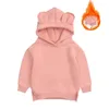 Kurtki w stylu niemowlęcia dla dzieci ubrania dla dzieci ubrania dziecięce odzież z kapturem śliczna bawełniana płaszcz ciepła kurtka z długim rękawem dla dziewcząt 231005
