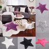 Oreiller 3D étoiles coussins en forme de peluche décoratif pour chambre à coucher scintillement canapé