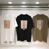 22ss Mens t Shirt Burb Designer Sweatshirt Short Sleeve Tshirt Men Women Casual Pullover Sports Tee Tb Printed Khaki T-shirt 4xl 5218a