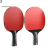 Table Tennis Raquets sp 2pcs pingpongprofessional初心者231006用の木製ラケットセット