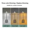 Table Lamps LED Bar Table Lamps Modern Restaurant Dinner Stand Light Fixtures Rechargeable Portable Battery Desk Lamp Dining Room Home Decor YQ231006