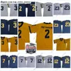 American College Football Wear 2022 NCAA Custom Michigan Wolverines Stitched Football Jersey 21 Desmond Howard 2 Shea Patterson 3 Rashan Gary 7 Khaleke Hudson 12 Chr