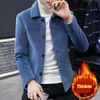 Men's Wool Blends Autumn Winter Short Woolen Coat Merino Wool Men Korean Mink Imitation Jacket Trendy Heavy Clothes Mens Overcoat Heren Jas 231005