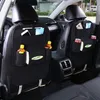 Auto Car Back Seat Storage Bag Organizer Trash Net Holder Multi-Pocket Travel Hanger för Auto Capacity Pouch Container2572