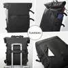 Sacos escolares Heroic Knight Homens Mochila À Prova D 'Água Rollup Mulheres Viagem Expansível USB Carregamento Grande Capacidade Laptop Bag Mochilas 231005