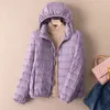 Parkas pour femmes Femmes Automne Doudoune Arrivées 90% duvet de canard blanc Ultra léger Mode à capuche Garder au chaud Doudoune 231005