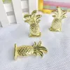 Gold Ananas Place Card Holder With Blank Card Party Gifts Wedding Favors Table Decoration