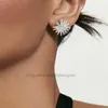 925 bijoux de créateur femme boucle d'oreille bijoux de luxe livraison gratuite de mode Sterling 2023 boucles d'oreilles classiques dame boucles d'oreilles en argent plaqué or 14 carats TSK1