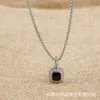 Diamond Pendant Necklaces Dy Jewelry Chain Necklace Designers Men Womens Fashion Black Onyx Petite Vintage Hip Hop Chain Pendants 273A