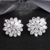 Choucong Flower Shape Drop Earring 5A Zircon 925 Sterling Silver Engagement Wedding Dingle örhängen för kvinnor brudsmycken262v