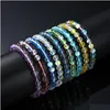 Charm Bilezikler Denizkızı Cam Kristal Aytaşı Strand Mticolor Labradorite Taş Boncuklu Bilezik El Yapımı Bilek Hediyeleri J Dhgarden DHH4F