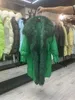 レディースダウンパーカー冬の女性ウォームコート90％ガチョウダウンジャケット長い本物の毛皮の襟厚い豪華なアウター女性女性コートストリート231005