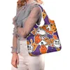 Totes Foldable shopping bag Women's portable storage bag pattern bagblieberryeyes36