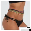 Buikkettingen Buikkettingen Boho Stijl Kralen Tailleketting Elastisch Colorf Kralen Bikini Zomer Strand Lichaamssieraden Voor Vrouwen Meisjes Gehelen D Dhlyc