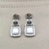 여성 패션 색상 귀걸이 Bijoux 무료 고급 보석 7mm 여자 배송 보석 귀걸이 이어링 디자이너 고급 보석 무료 배송 PK4P