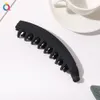 Nieuwe Collectie Banaan Clip Frosted Effen Kleur Banaan Clip Vrouwen Haaraccessoires Mode Paardenstaart Haarspeldjes Haar Klauwen Haarspelden 2773