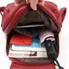 Okul çantaları kış 2023 kadın deri sırt çantaları moda omuz omuz kadın sırt çantası bayanlar kızlar için mochilas seyahat mochilas 231005