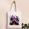 Projektantka Torba Halloweenowa torba 15 '' Torka lub Treat Torba Halloweenowe torby na płótnie wielką torbę na halloween dla dzieci
