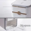 Toilet Paper Holders Toilet Paper Holder Box Holder Bathroom Rack Waterproof Reel Tissue Storage Box Punchfree Kitchen Bathroom Storage Holder 231005