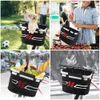 Panniers Bags Bicycle Basket Pets Cat Seat Dog Pets Seat Bicycle Basket Front Removable Bike Basket Bag Cycling Accessories 231005