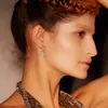 IOGOU – boucles d'oreilles créoles modernes pour femmes, 65mm, véritable Dangle Huggie Drop, argent 2023, bijoux originaux pour filles, 925, 231005