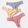 1 stuk Sexy Lingerie vrouwen Katoenen G-String Thong Slipje String Ondergoed Vrouwen Slips Intieme Dames Laagbouw Pants2729