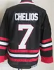 Homme Vintage Hockey 7 Chris Chelios Jersey Retraite 10 Patrick Sharp 81 Marian Hossa 28 Steve Larmer 4 Bobby Orr 30 Ed Belfour 8 Bill Mosienko Rétro Classique CCM Cousu