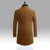 Heren Trenchcoats Koreaanse stijl Herenjas Revers Knop en Casual Overjas Jassen Warme Lange Uitloper Lente Windjack 231005