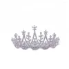 Hair Clips TIRIM Luxury Small Princess Crown Crystal Tiaras Party Favors For Women Girls Toddler Combs Clip Accessories Cubic Zircon