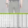 Men's Pants Pantalon Cargo d'été décontracté pour hommes, pantalon tactique à poches multiples, pantalon militaire imperméable à séchage rapide, grande taille S-5XL Pant 231005