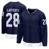 Hommes Femmes Enfants Hockey 25 Conor Timmins Jerseys 78 TJ Brodie 12 Zach Aston-Reese 28 Sam Lafferty 23 Easton Cowan 55 Mark Giordano 35 Ilya Samsonov 37 Timothy Liljegren