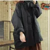 Kurtki damskie Wysokiej jakości bawełniane ubrania dla kobiet 2023 Jesienna zima zagęszczona chińska kurtka w stylu etnicznym ciepło pikowany płaszcz Z3250