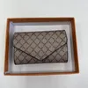 Bruine bloem portemonnee luxe Dames portemonnee Gletters kaarthouder sleutelhanger Man Designer portemonnees Sleutelzakje Kaarthouder kleine portemonnees reizen Clutch Bags Mbrand