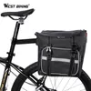 Fietstassen WEST BIKING Fietstassen Waterdichte fietstassen 25L Grote capaciteit Bagage Regenhoes Ladingmand MTB-fietstassen 231005