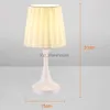 Table Lamps Bedroom bedside light USB cloth cover table lamp minimalist dining room atmosphere light YQ231006