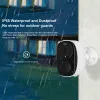 3MP Battery Camera With 3W Solar Panels Full Color Night Vision Security Protection Wifi Survalance Camera Outdoor Mini Cctv