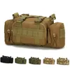 Taille Sacs En plein air militaire tactique sac à dos taille Pack sac de taille Mochilas armée Molle chasse Camping randonnée poche 3P poitrine sacs à bandoulière 231006