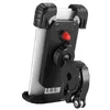 Mountain Bike Motorcycle ATV Scooter Handlebar Phone Holder Mount Clamp 360 Rotatable Clip For iPhone 15 14 Pro Max S9, S10 More 4.7 - 6.8 Cell Smart Phone