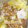 Other Event Party Supplies White Daisy Balloon Wreath Kit Wedding Birthday Party Decor Yellow Pink Purple Blue Latex Balloon Baby Shower Decorative Balloon 231005