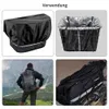 Panniers väskor cykelkorg täcker regntäcke cykel korg täcker cykel korg bagage nät 30x30 cm vattentätt täcke med elastiska resor 230928