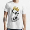 Erkek Tişörtleri Kötü Şöhretli RBG Günlük T-Shirt Moda Komik Kalite Baskı Harajuku Özel Kısa Kollu Pamuklu Büyük Boy Boyut Tee