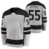 Men Women Kids Hockey 3 Matt Roy Jersey 55 Quinton Byfield 44 Mikey Anderson 91 Carl Grundstrom 29 Pheonix Copley 12 Trevor Moore 34 Arthur Kaliyev Black White Purple