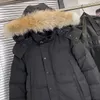 Parkas Kanada Ceketleri Katlar Erkek Kadın Tasarımcıları Aşağı Veste Homme Kış Jassen Puffer Büyük Kürk Hoodies K1