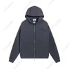 Mens Hoodies Moletons Rhode Full Zip Up Hoodies Jaqueta Designer High Street Fashion Marca Carta Bordado Solto Terry Cardigan