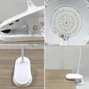 Candeeiros de mesa Novo tipo clipe de proteção para os olhos lâmpada de mesa LED de três estágios regulável estudo escritorio lampara Touch control lâmpada de mesa recarregável YQ231006