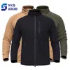 Otros artículos deportivos Senderismo Chaqueta de lana táctica Hombres Otoño Térmico Multibolsillo Doble Cremallera Abrigos suaves Cmaping Treking Escalada Outwear militar 231006