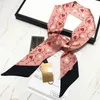 Designer Scarf Fashion Headband Luxury Letters Women Silk Scraves Grade Skinny Scarfs Hair Bands 85 6cm252f