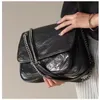 Вечерние сумки 2023, модная лаковая полосатая флип-сумка, классическая роскошная женская сумка-цепочка с пряжкой через плечо, кошелек через плечо 231005