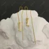 Modedesigner-Ohrringe für Frauen, Schmuck, Gold-Buchstaben-Anhänger, Creolen, Luxurys-Marken, trendige Ohrstecker, Verlobungs-Ohrstecker