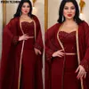 Plus size vestidos de duas peças vestido conjunto africano para mulheres 2023 islam abaya nigéria sexy malha broca caftan musulman robe femme roupas 231005